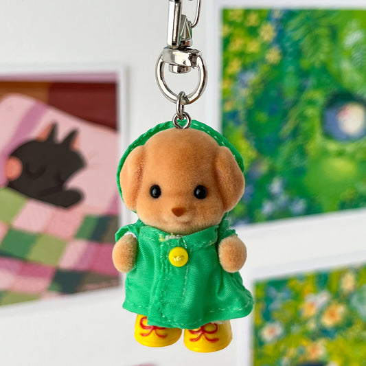 poodle dog keychain • raincoat babies