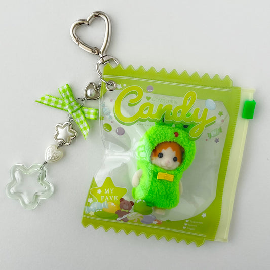 keychain carry case 🧸 froggy cat