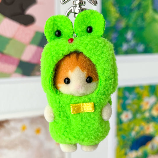 froggy cat keychain • plushie babies