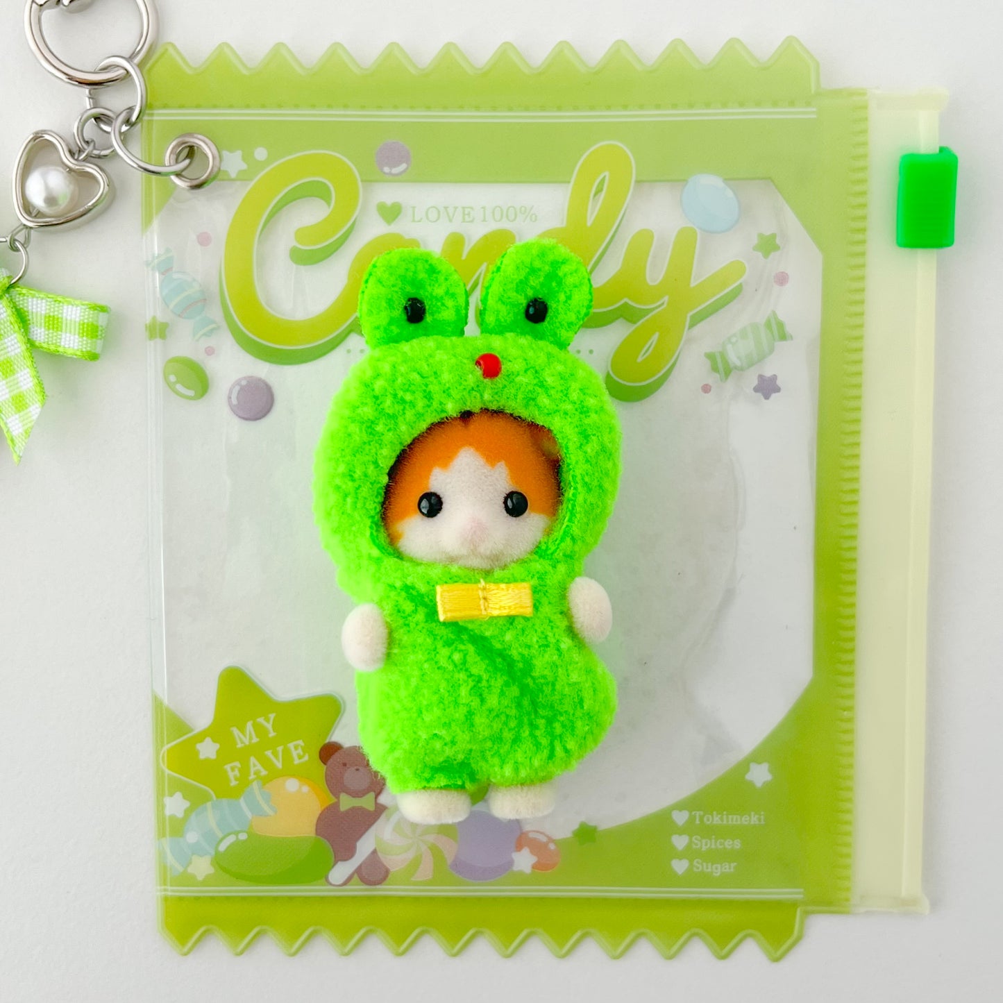 keychain carry case 🧸 froggy cat