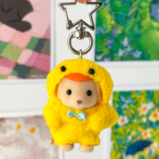 ducky dog keychain • plushie babies