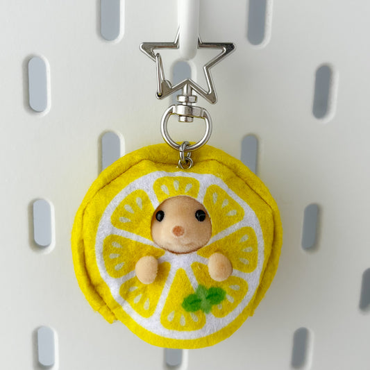 lemon dog keychain 🍋 fruit babies