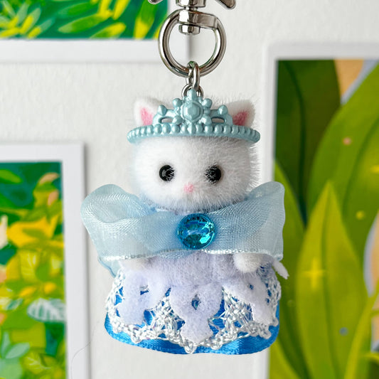 persian cat princess keychain • royal babies