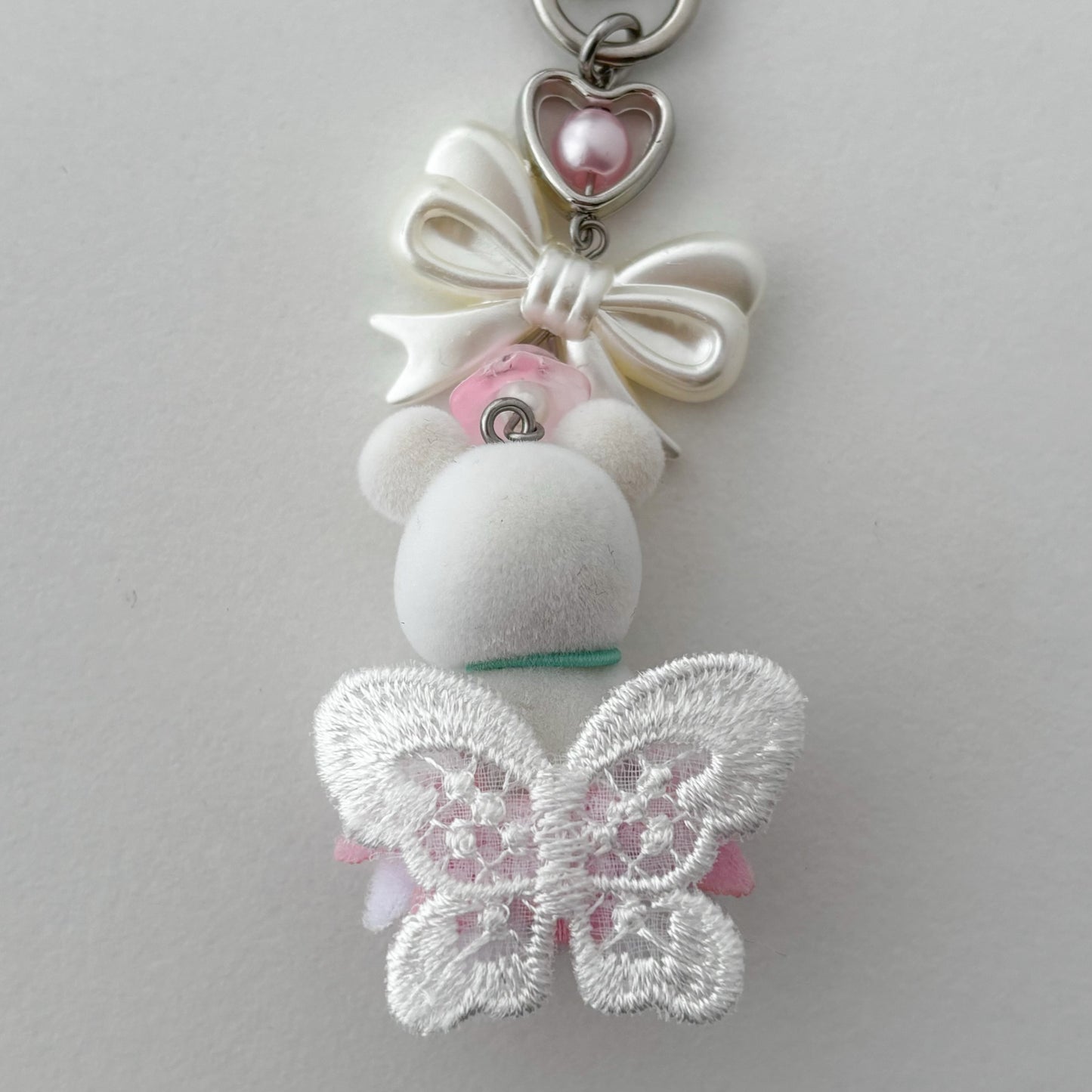 fairy princess mouse beaded keychain