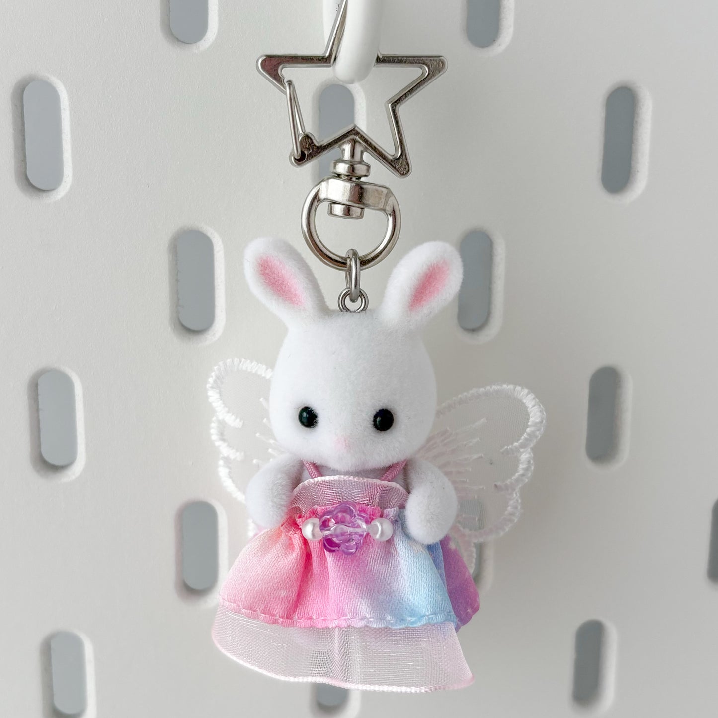 fairy princess bunny keychain