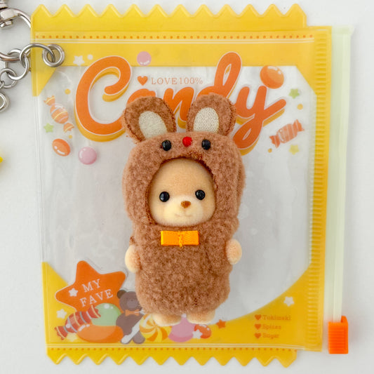 keychain carry case 🧸 teddy bear plushie