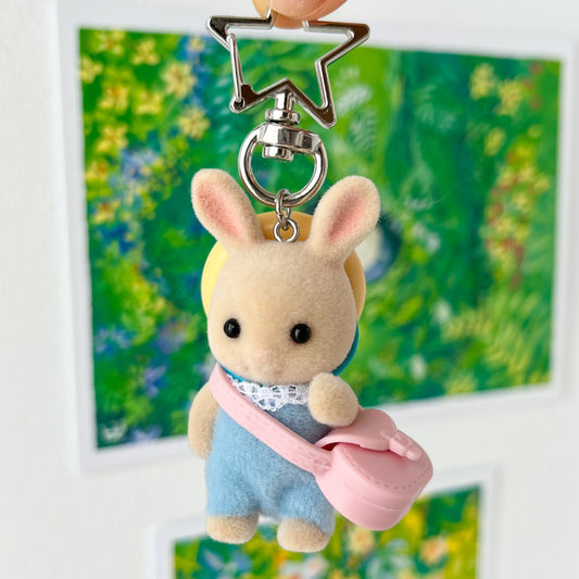 beige bunny keychain • explorer babies