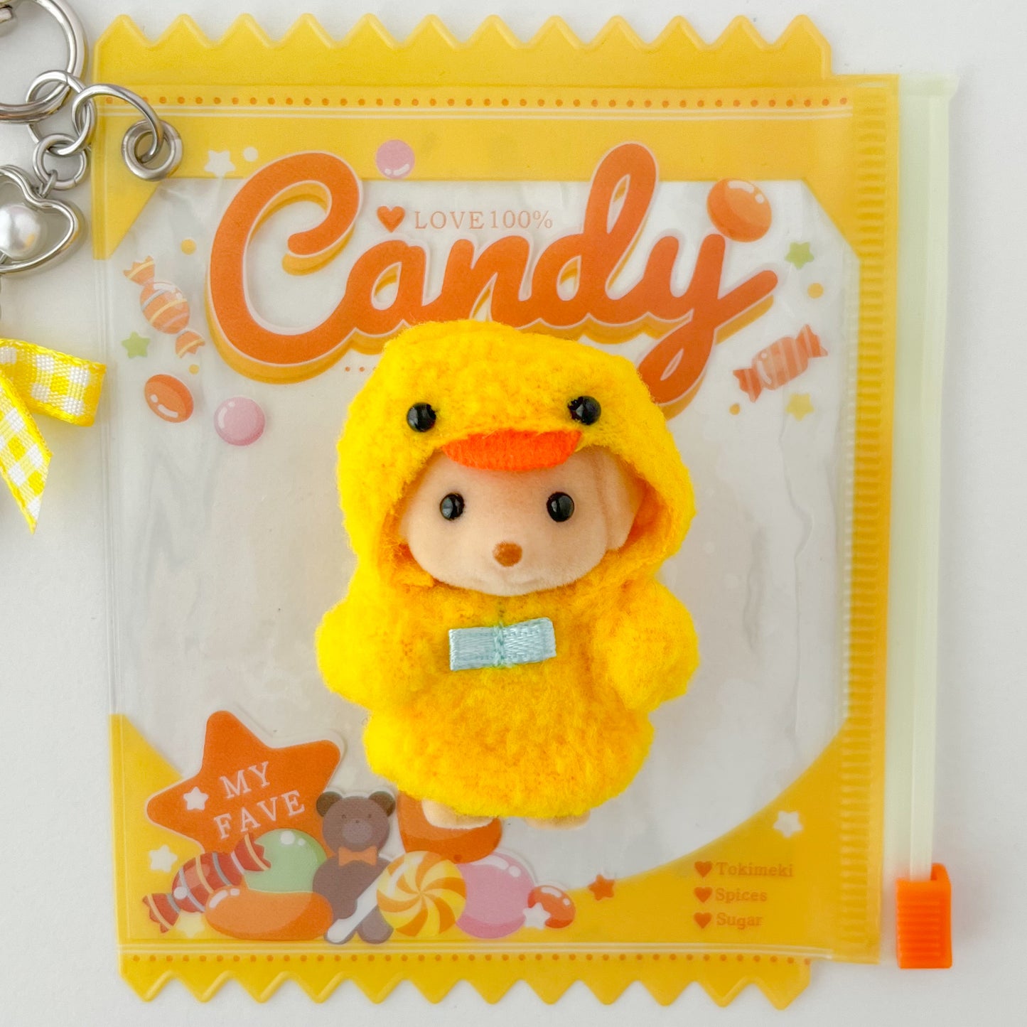 keychain carry case 🧸 ducky dog plushie