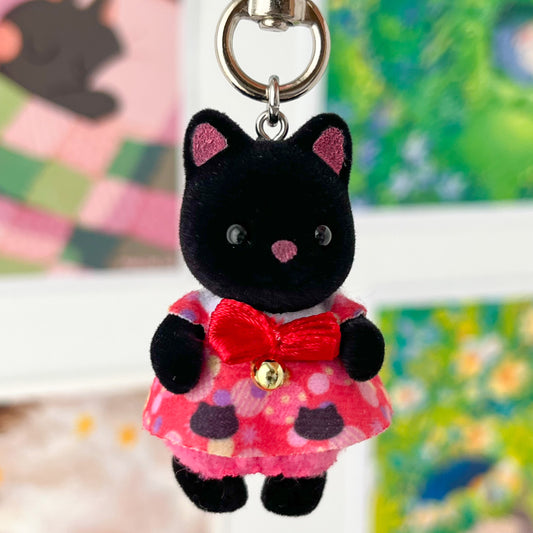 black cat baby keychain • kitties