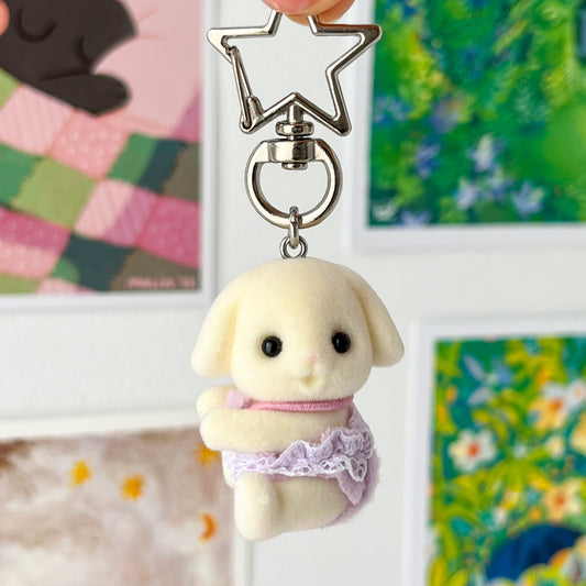 floppy ears bunny keychain