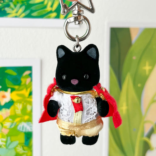 black cat prince keychain • royal babies