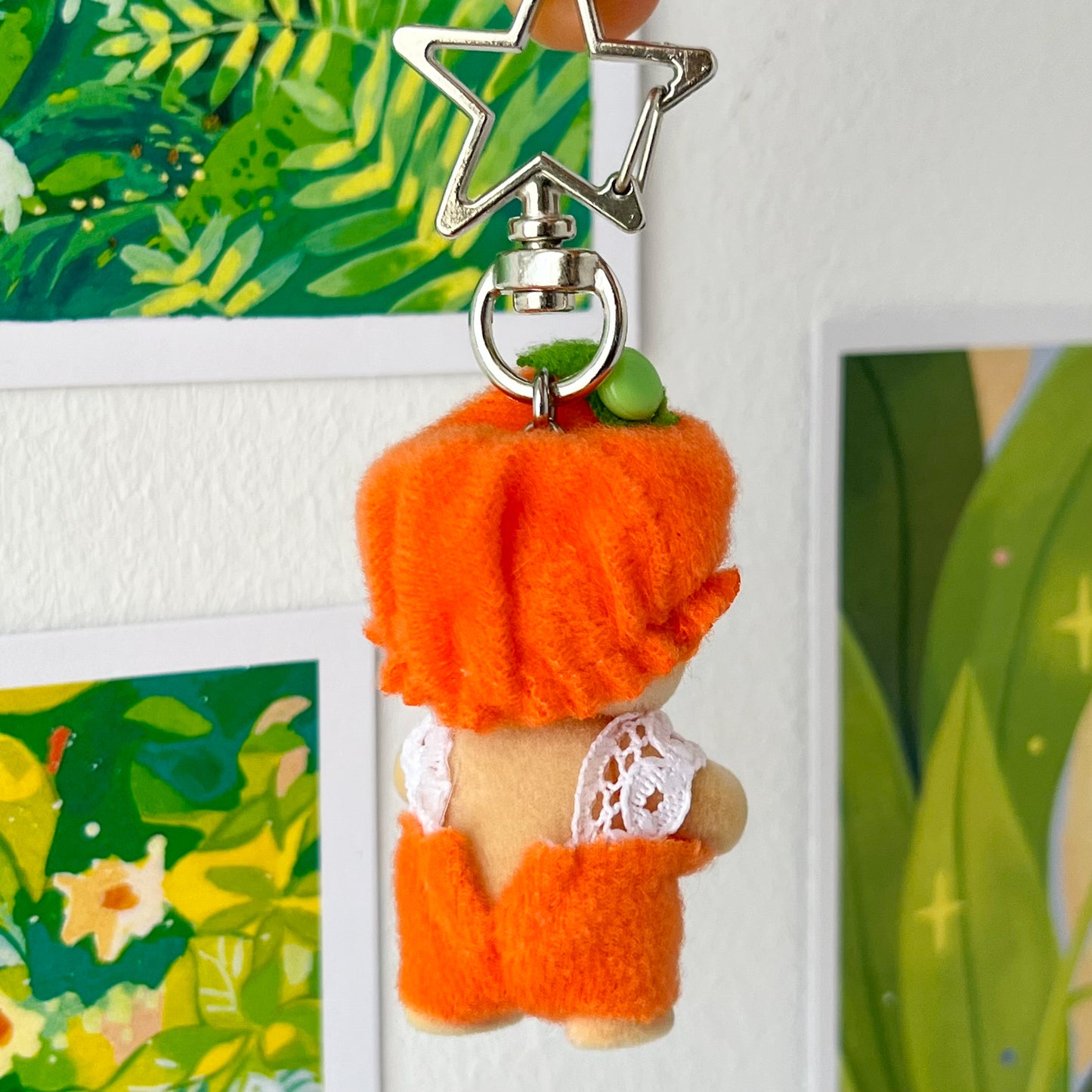 orange bear keychain 🍊 fruit babies