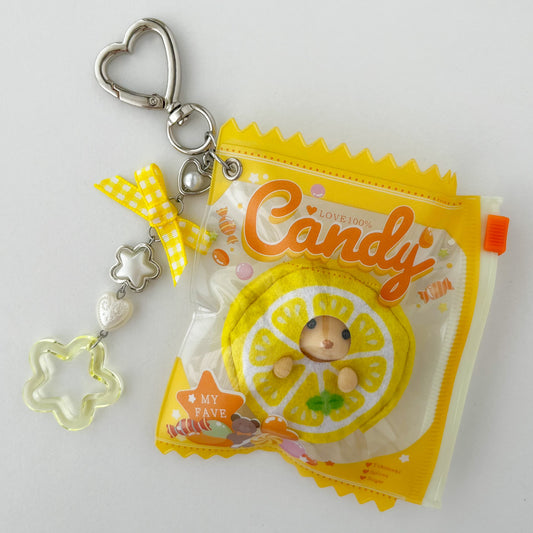 keychain carry case 🧸 lemon dog