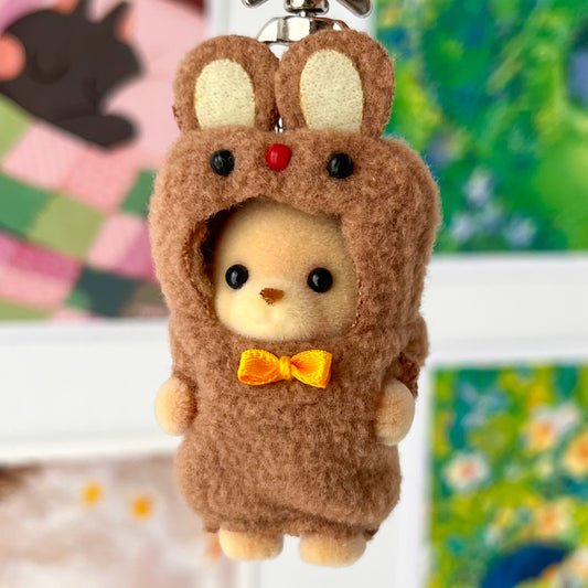 teddy bear keychain • plushie babies