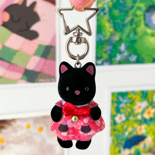 black cat baby keychain • kitties