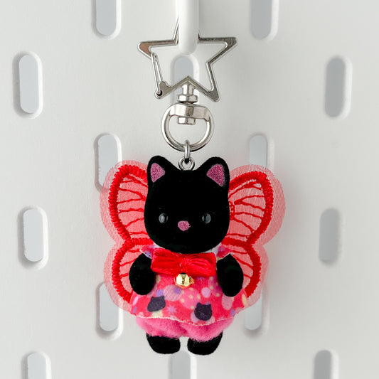 llavero bebé gato negro • fairy michis