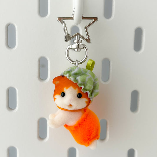 cantaloupe cat keychain 🍈 babies fruit