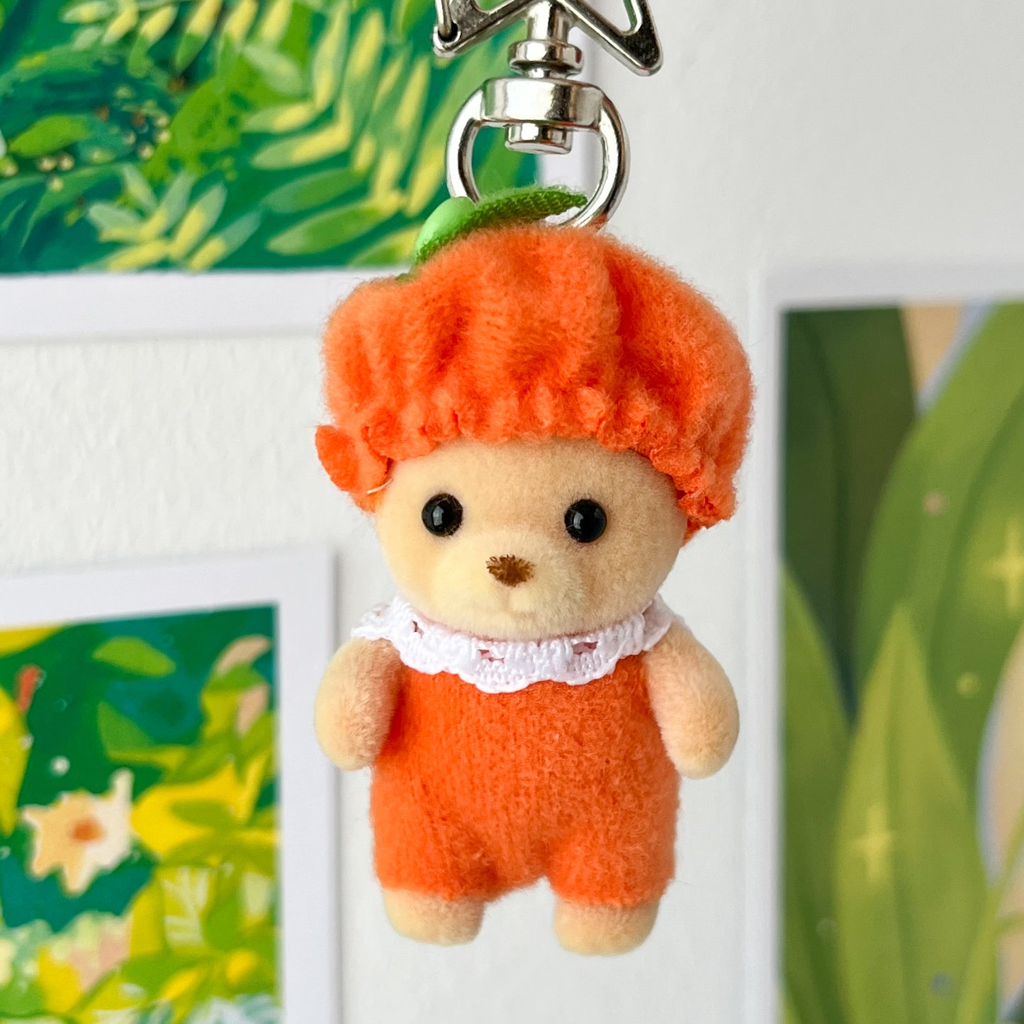 orange bear keychain 🍊 fruit babies