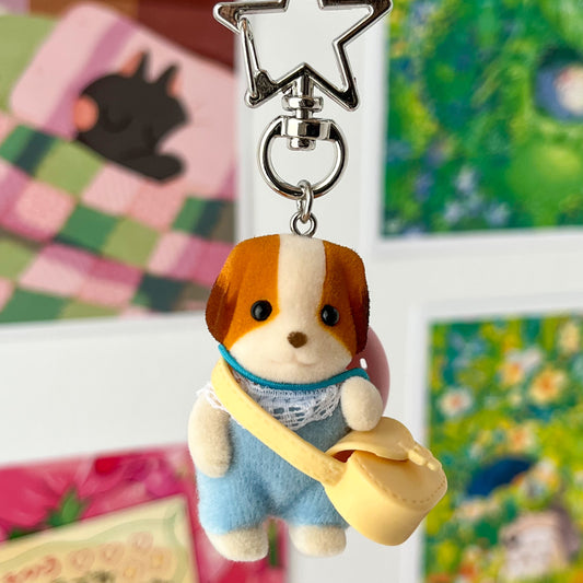 chiffon dog keychain • explorer babies