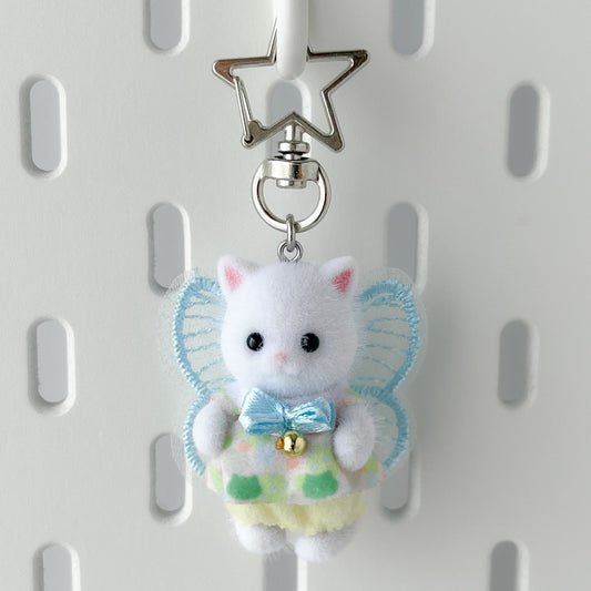 persian cat baby keychain • fairy cats