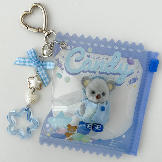 keychain carry case 🧸 raincoat koala