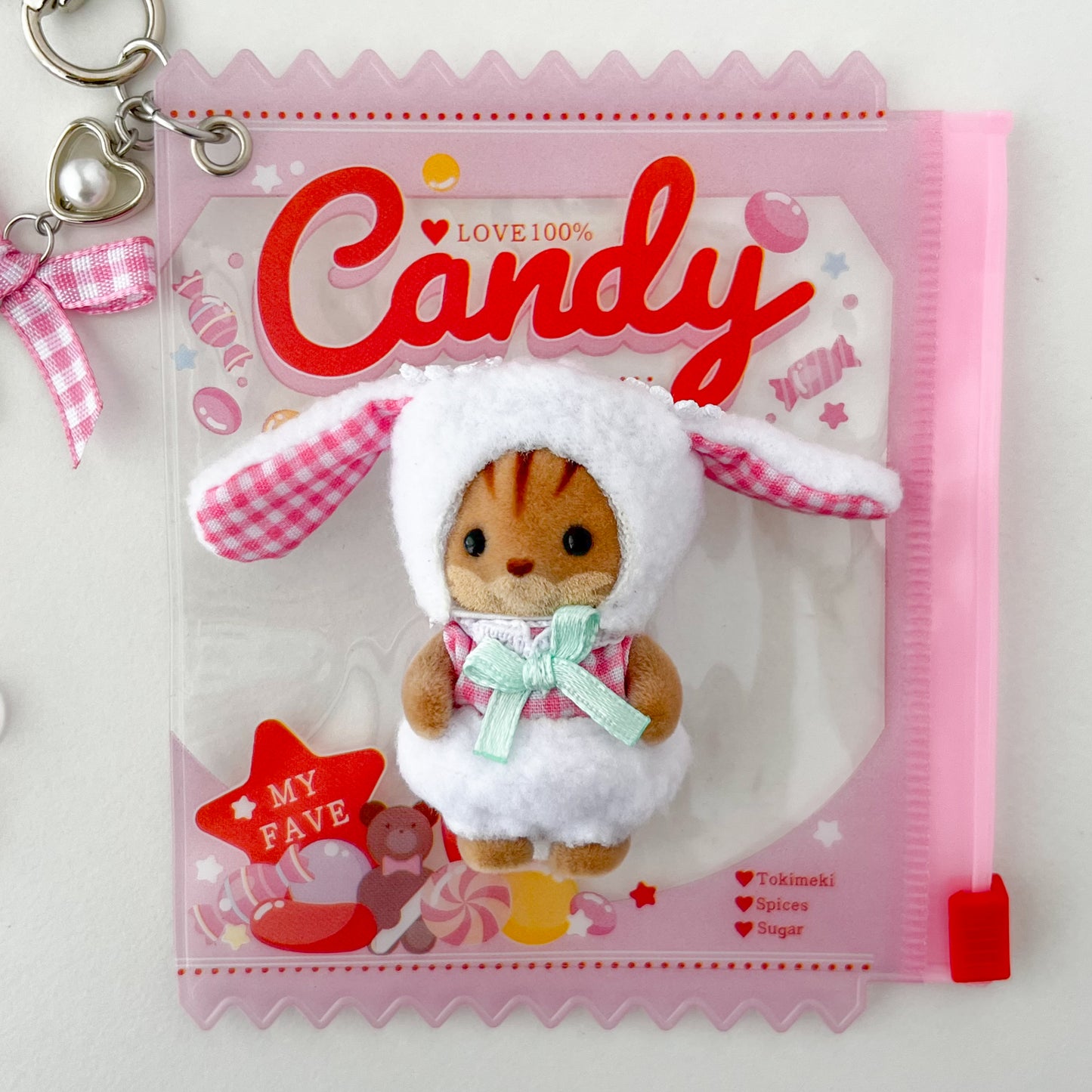 keychain carry case 🧸 squirrel bunny