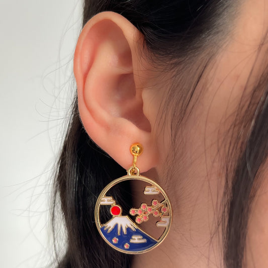 fuji earrings