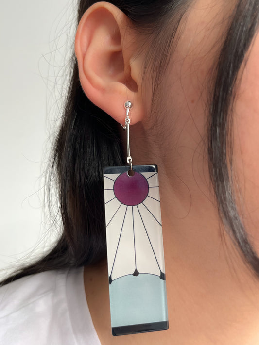 tanjiro earrings