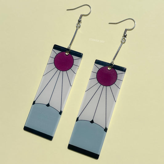 tanjiro earrings
