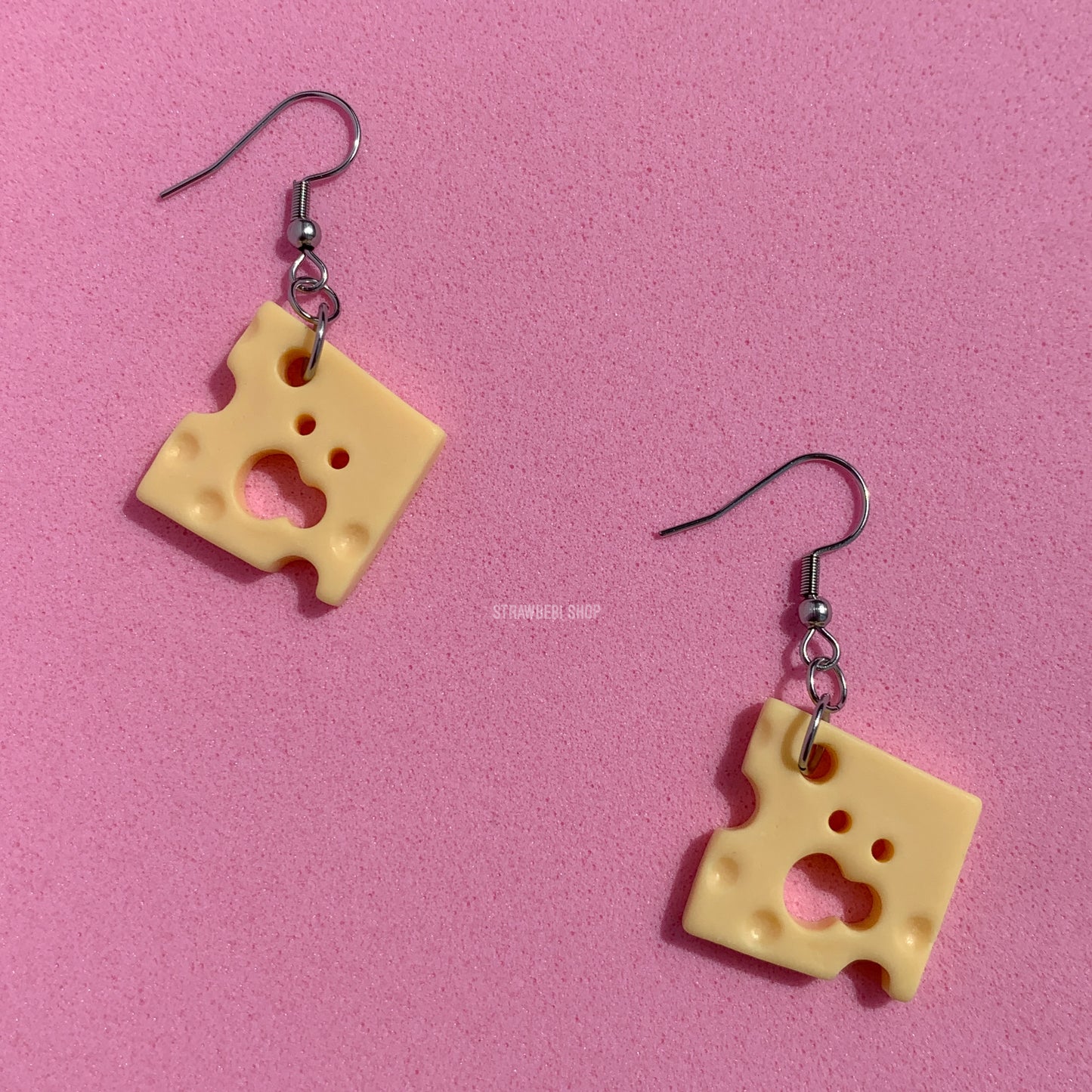 pendientes lonchas de queso